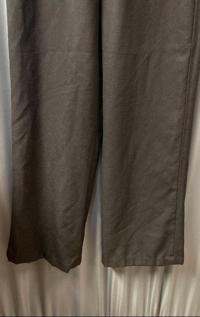 Pendleton Women's Black 100% Virgin Wool Wide Leg Trousers Sz 8
