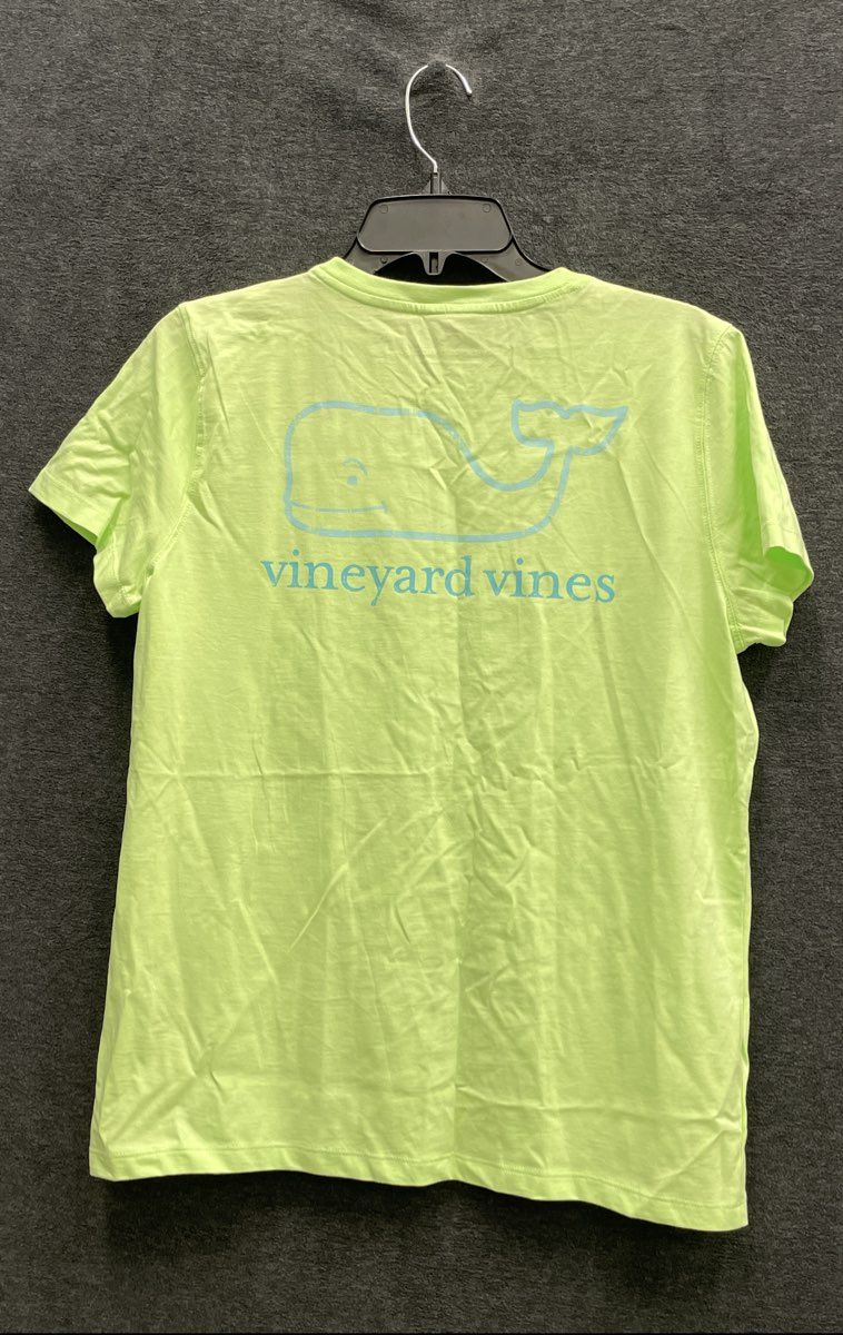Vineyard Vines Men's Harbor Island Green Vintage Whale Pocket T-Shirt Sz L NWT