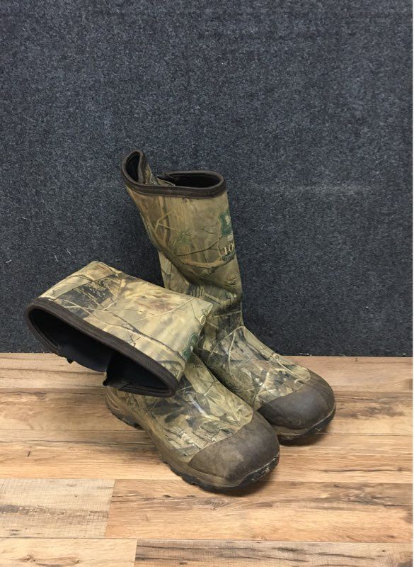 Field & Stream 1000g Thinsulate Ultra Camo Rubber Hunting Boots Size 12