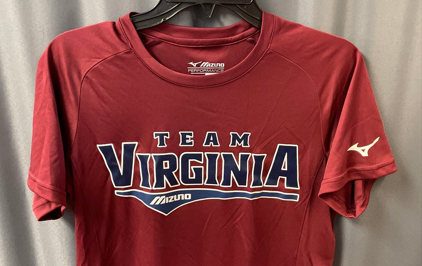 Mizuno Women's Team Virginia Cardinal Crew Neck Jersey Shirt Sz S NWT