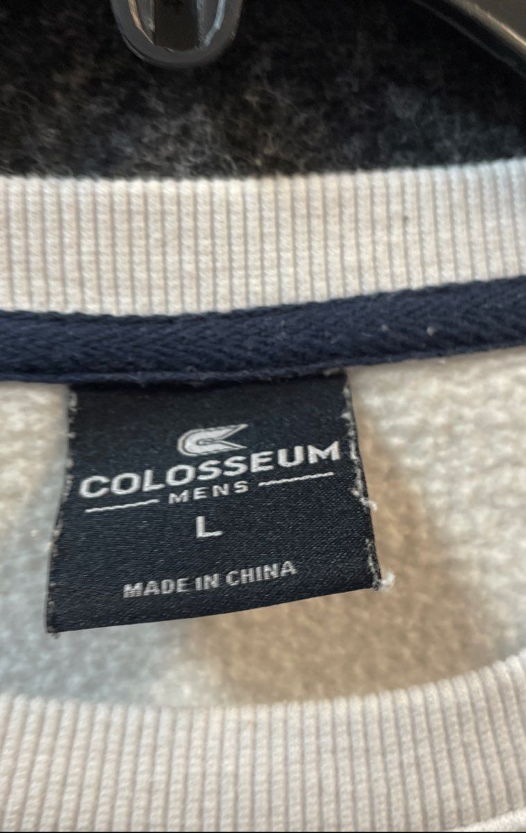 Colosseum Men's Virginia Cavaliers White Crewneck Sweatshirt Size Large