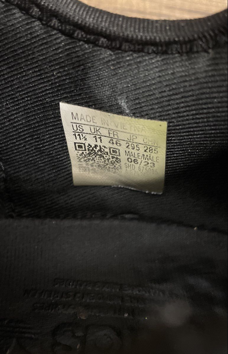 Adidas NMD R1 Triple Black Men's Running Shoes Size 11.5