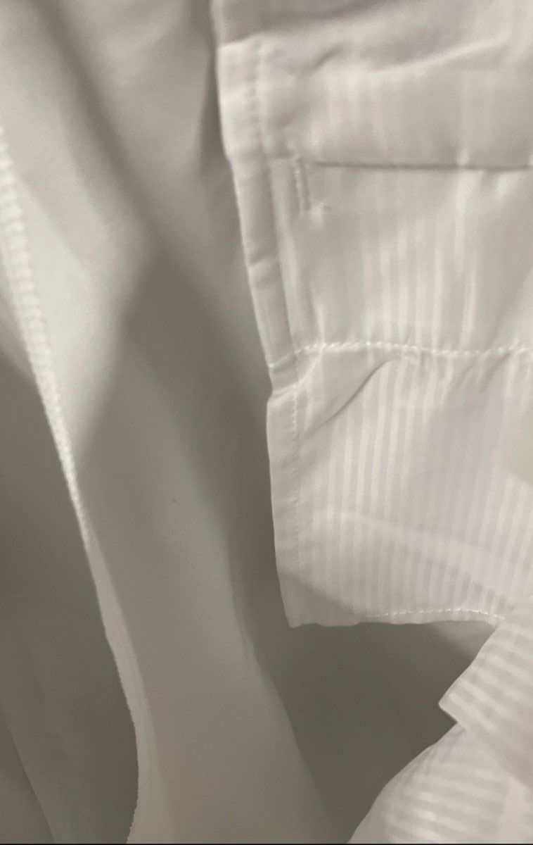 Haggar Men's White Cool 18 Performance Classic Fit Plain Front Pants NWT 34x32