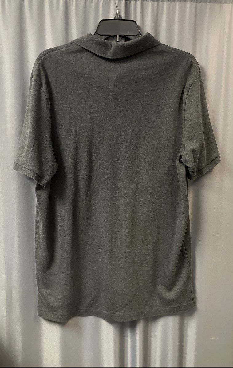 Polo Ralph Lauren Men's Grey Short Sleeve Polo Shirt Embroidered Logo Sz L