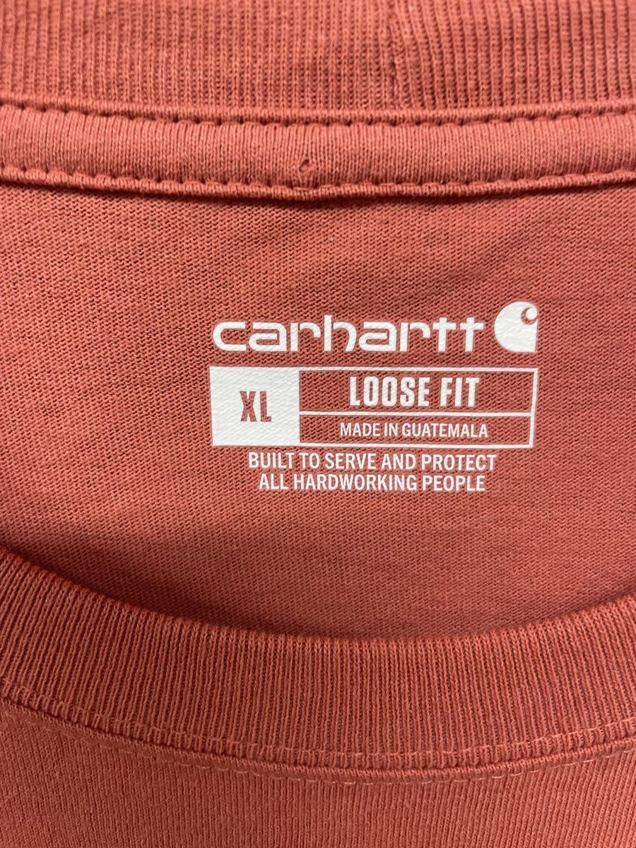Carhartt Men's Rust Loose Fit Heavyweight Cotton Pocket T-Shirt Model K87 Sz XL