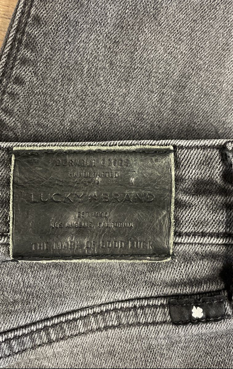 Lucky Brand Women's Bridgette Skinny Jeans Grey High Rise Distressed Sz 6/28