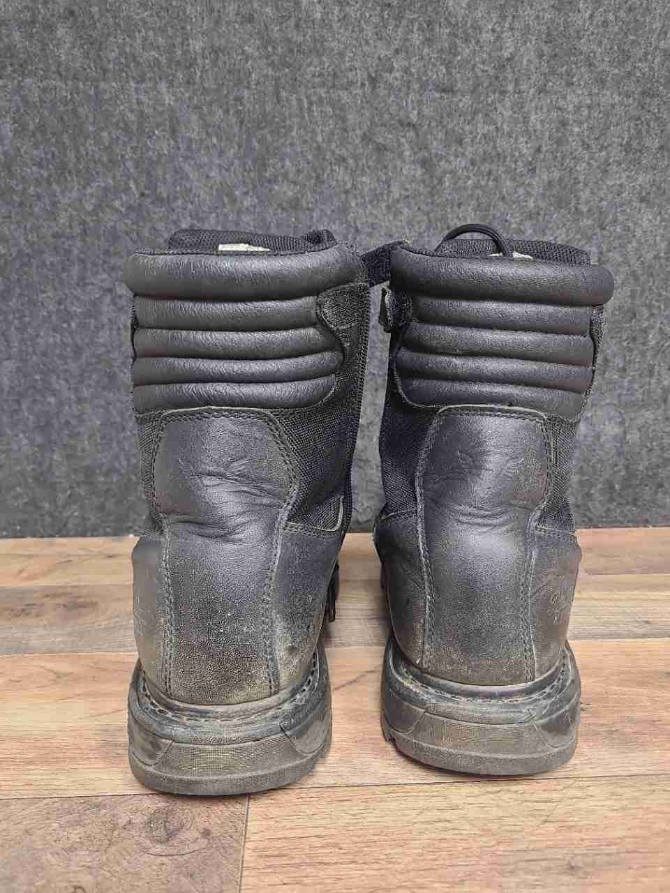 Thorogood Gen-flex2 8" Side Zip Tactical Boots Black Men's Size 12M