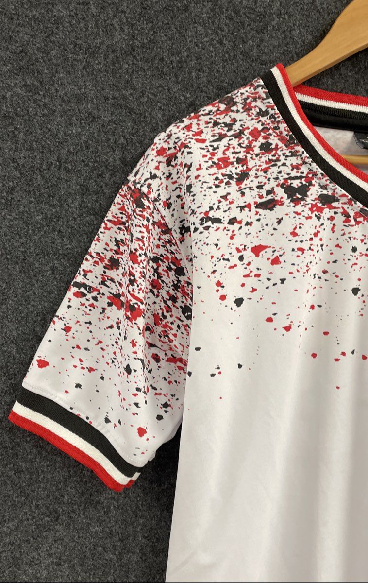 Black Lacquer Boys' White Splatter Jersey Hometown 23 Legendary Sz 14/XL