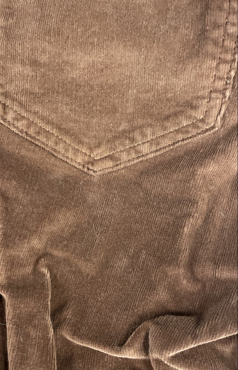 Lucky Brand Stevie High Rise Flare Corduroy Pants Brown Women's Sz 2/26 R