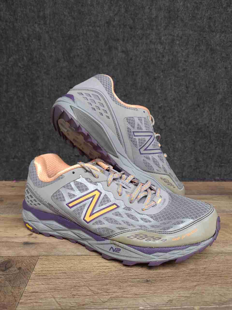 New Balance Leadville 1210 Grey Purple Trail Running Shoes Women's Size 10.5