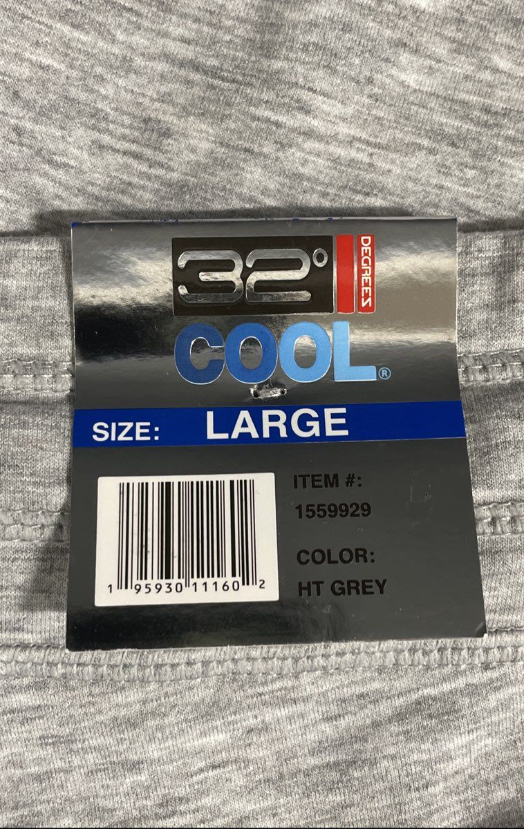 32 Degrees Cool Women's Heather Gray Jogger Sweatpants Pockets Size L NWT