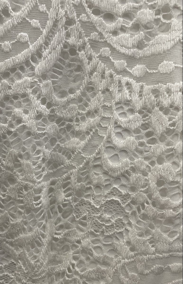 White Elegance Women's London Dress White Lace Bodice Long Sleeve Maxi Sz SP