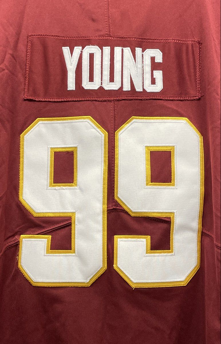 Nike Men's Washington Football Team Chase Young #99 Game Jersey Burgundy Sz XL