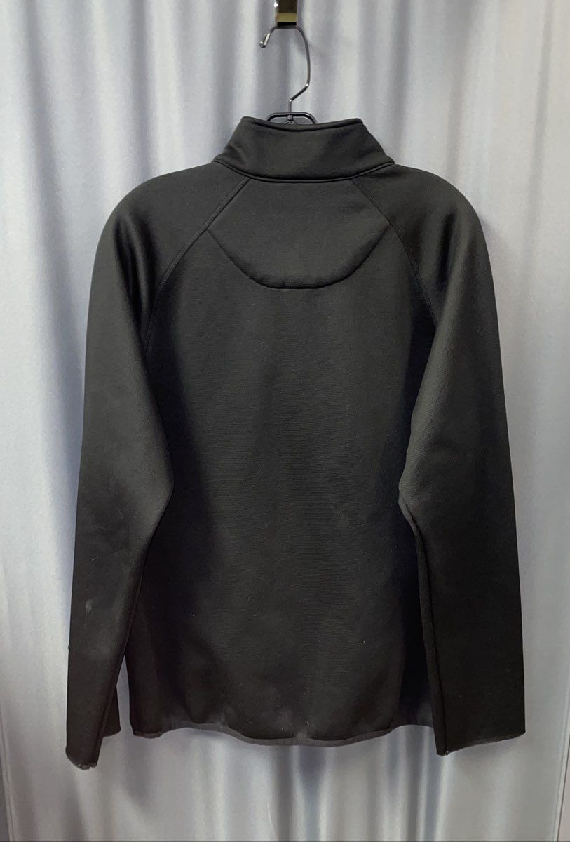 NFL Men's Carolina Panthers Quarter Zip Pullover Sweatshirt Black Sz M