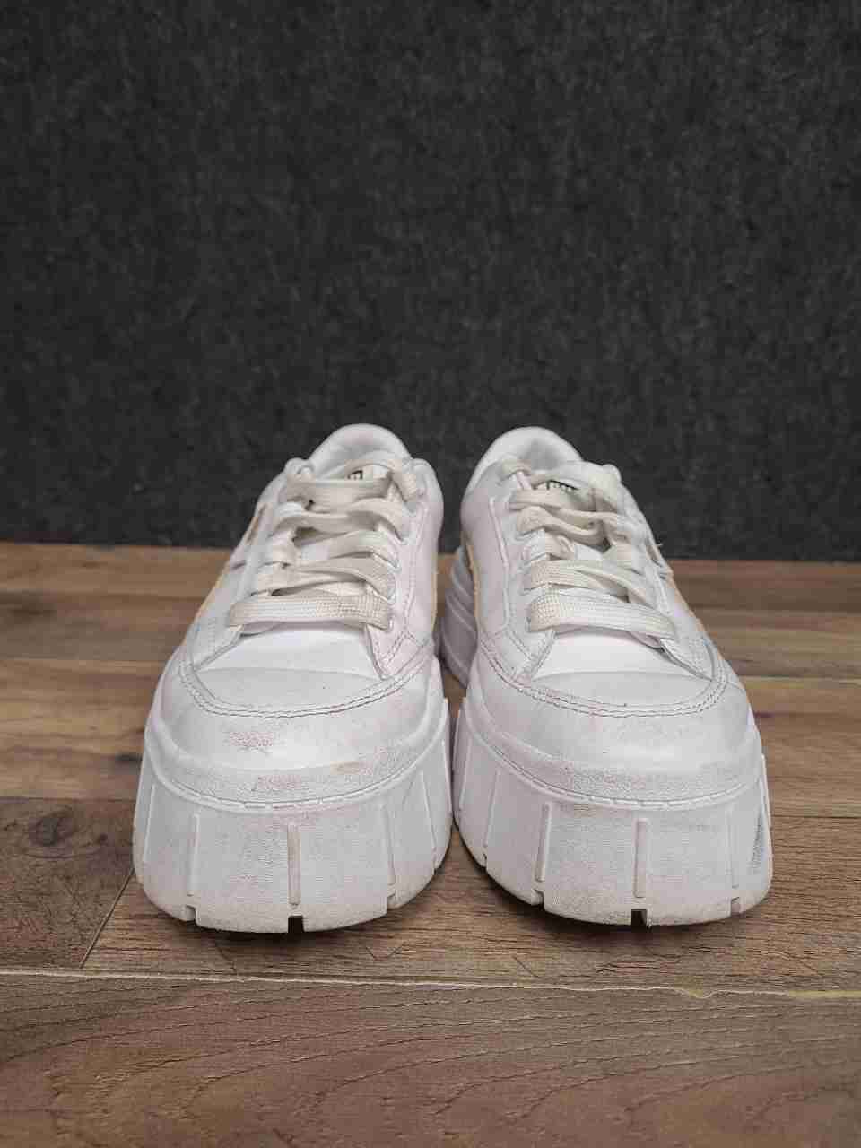 Puma Mayze Stack White Peyote Women's Platform Sneakers Size 7