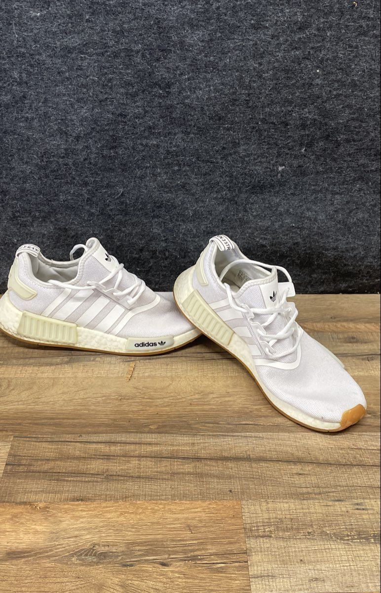 Adidas NMD R1 White Gum Men's Lifestyle Running Shoes Size 10