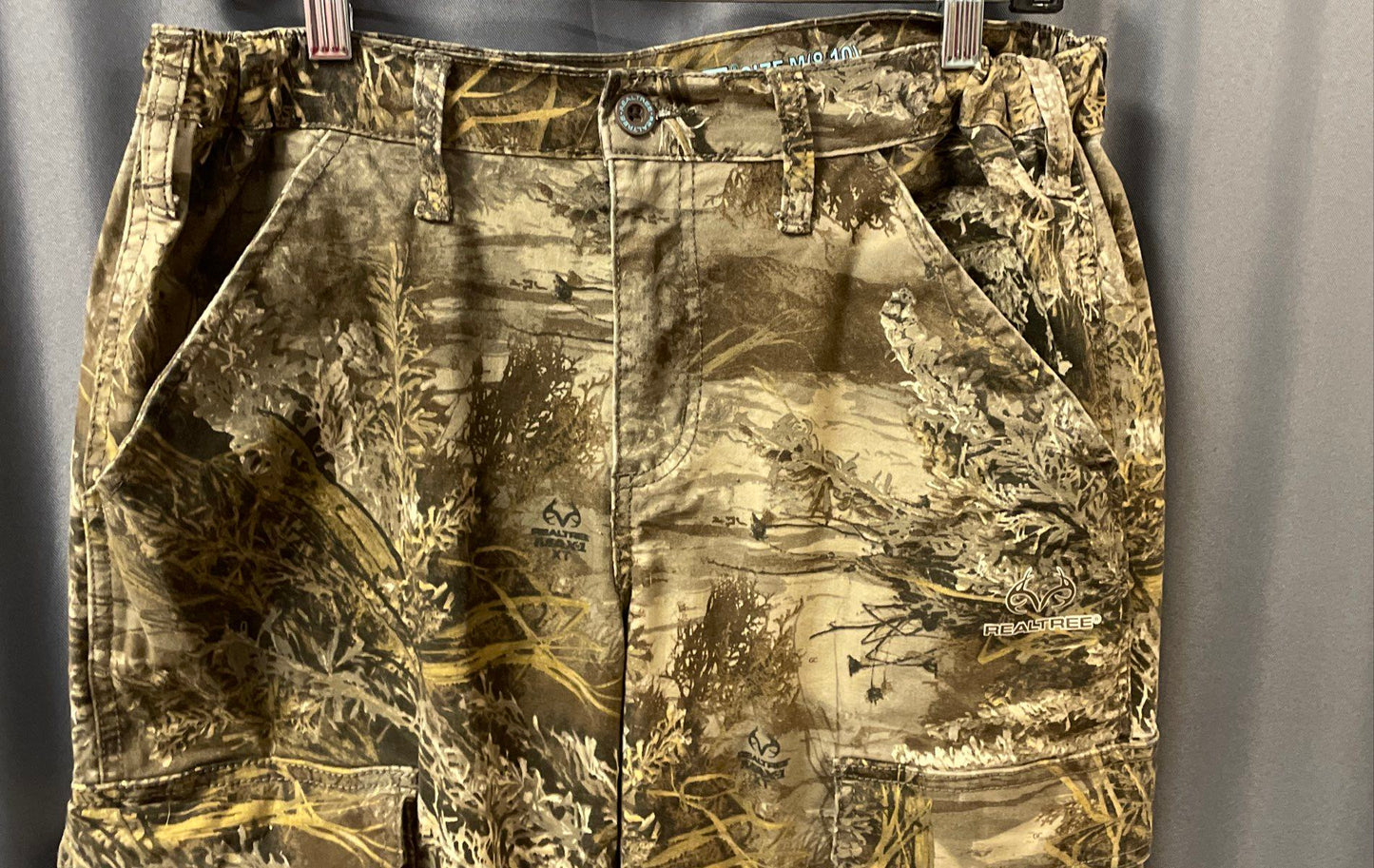 Realtree Women's Max-1 XT Camo Stretch Cargo Hunting Pants Size M 8-10