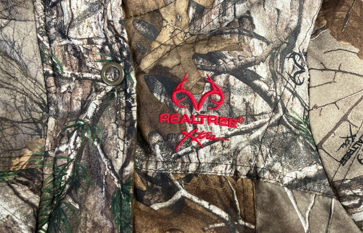 Realtree Women's Xtra Camo Hooded Insulated Puffer Jacket Sz S
