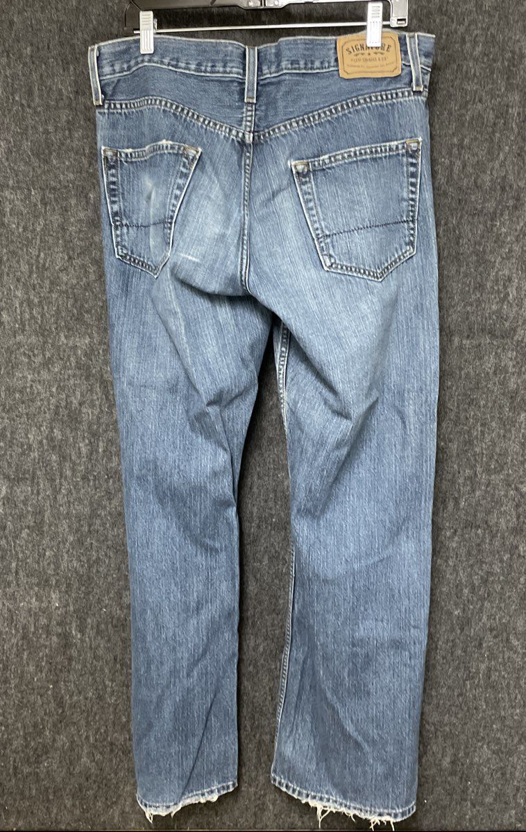 Signature by Levi Strauss & Co. Men's Blue Bootcut Denim Jeans Sz 34x32