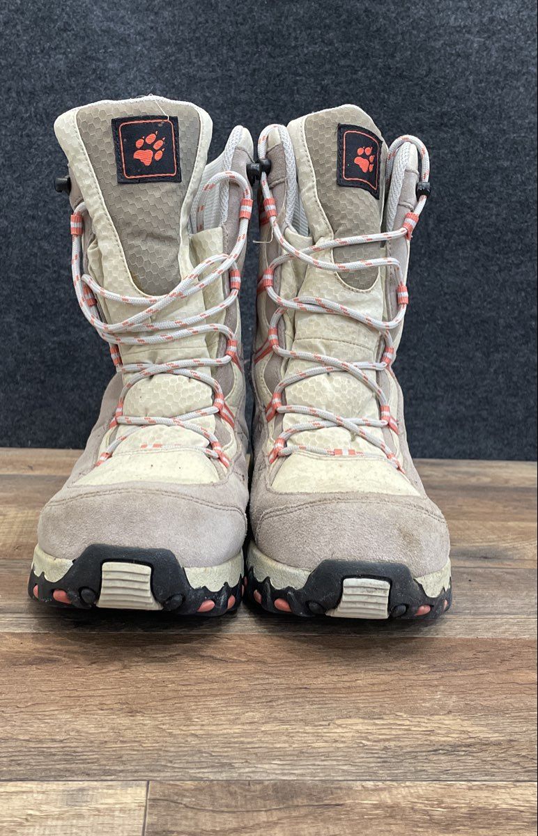 Jack Wolfskin Texapore Winter Hiking Boots Tan Orange Size 9