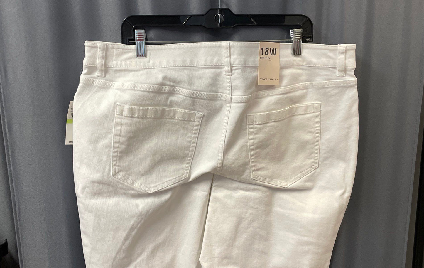 Vince Camuto Women's Ultra White Skinny Jeans Essentials Size 18W NWT