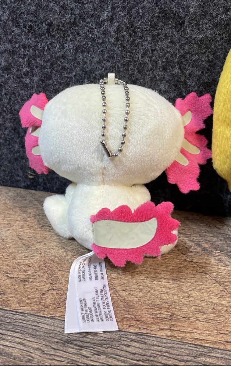 Sailor Moon & Pusheen Plush Toy Lot 3 Pcs Including Axolotl Keychain