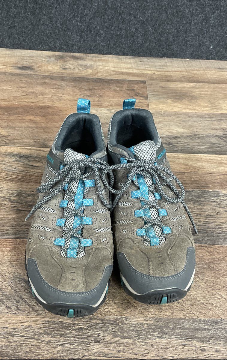 Merrell Moab 2 Vent Hiking Shoes Grey Blue Women's Size 9.5