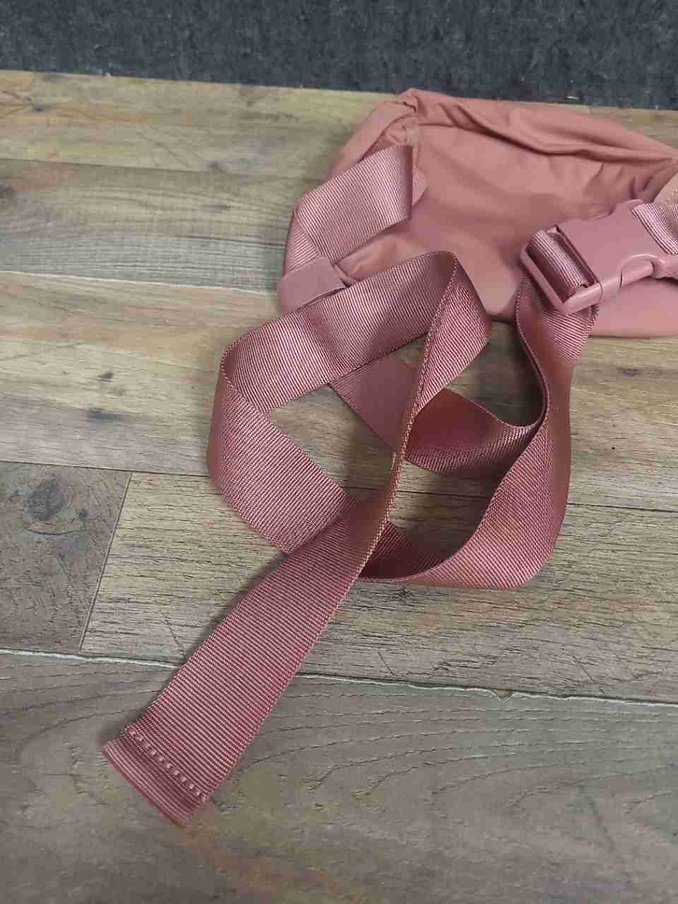 Lululemon Everywhere Belt Bag and Nano Pouch Pink Black Lot of 2
