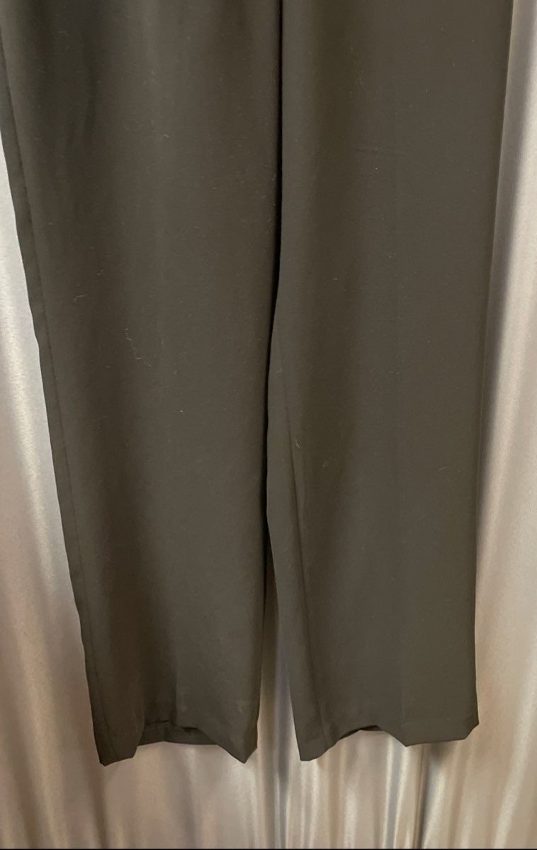 Pendleton Women's Black Straight Leg Slacks Career Trousers Elastic Back Sz 8