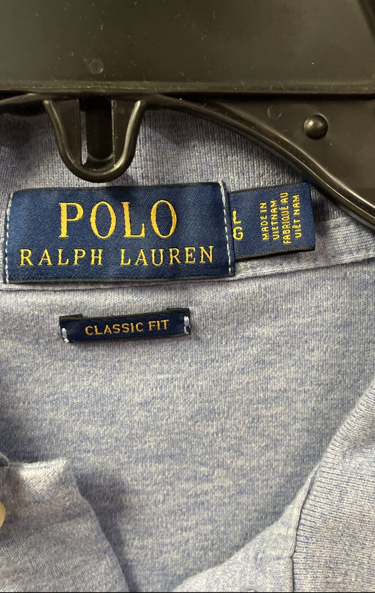 Polo Ralph Lauren Men's Blue Classic Fit Short Sleeve Golf Polo Shirt Sz L