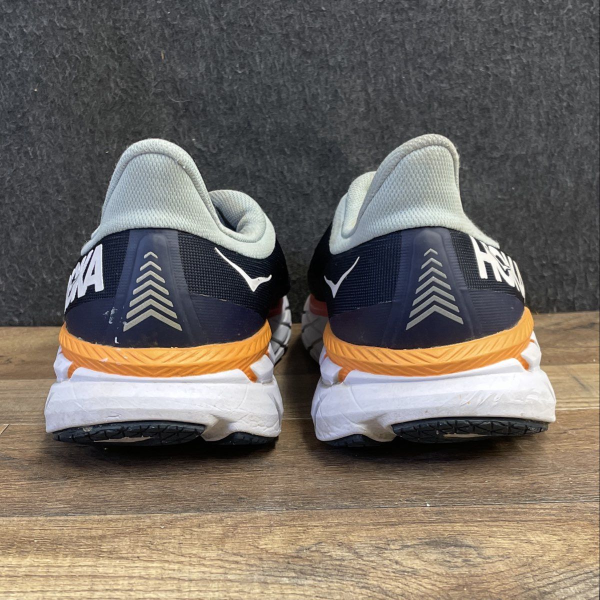 Hoka Clifton 7 Black Iris Navy Women's Running Shoes Size 9.5 Wide