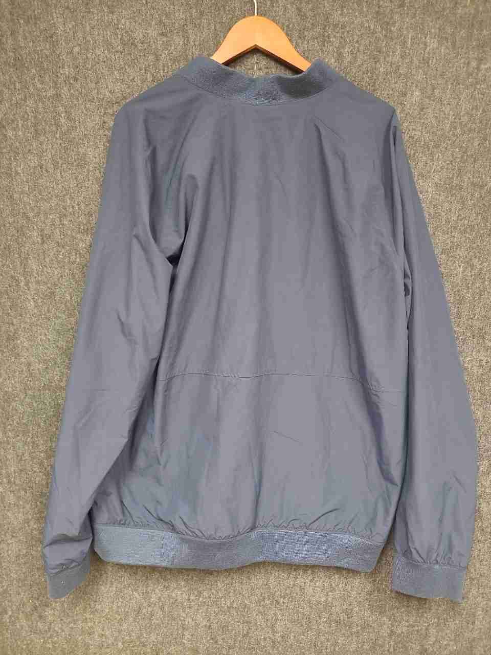 L.L. Bean Men's Blue Fleece Lined Recycled Nylon Warm-Up Jacket XXL