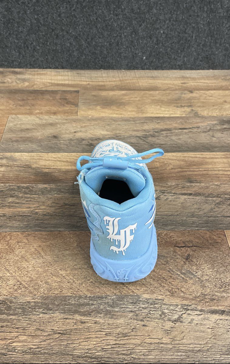 Puma x LaMelo Ball LaFrancé Light Blue White Basketball Sneakers Size 5.5