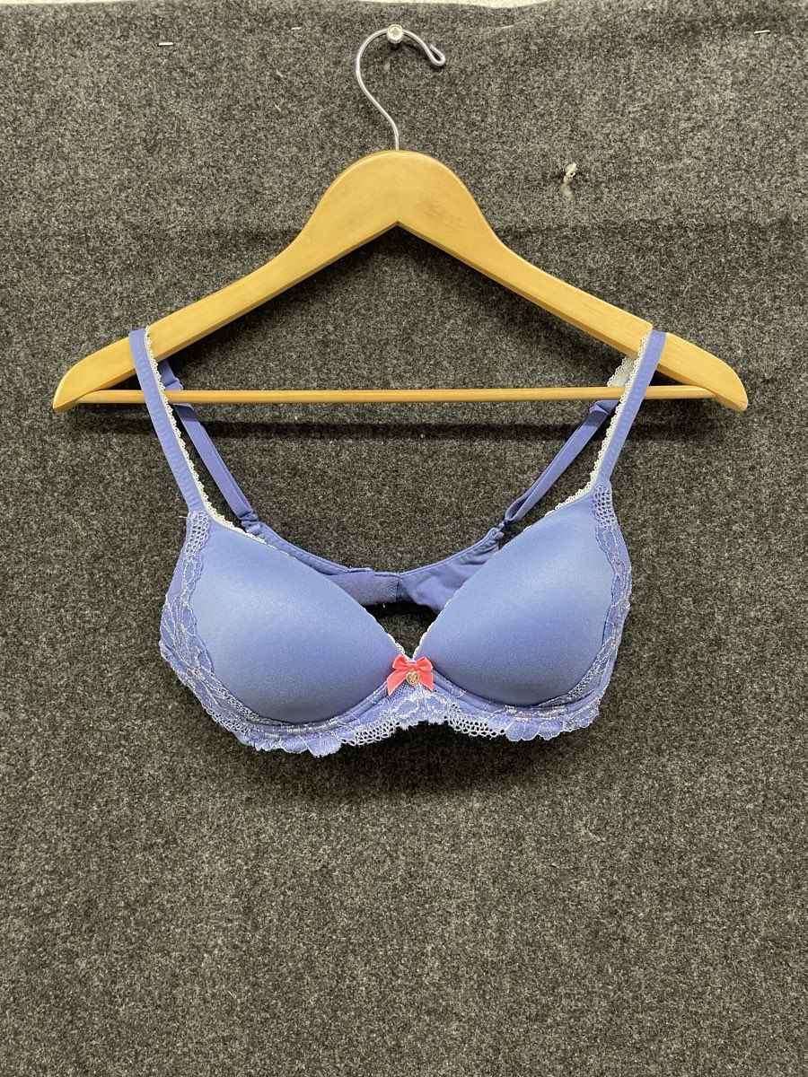 Victoria's Secret Women's Body by Victoria Purple No-Wire Lace Bra Sz 34C