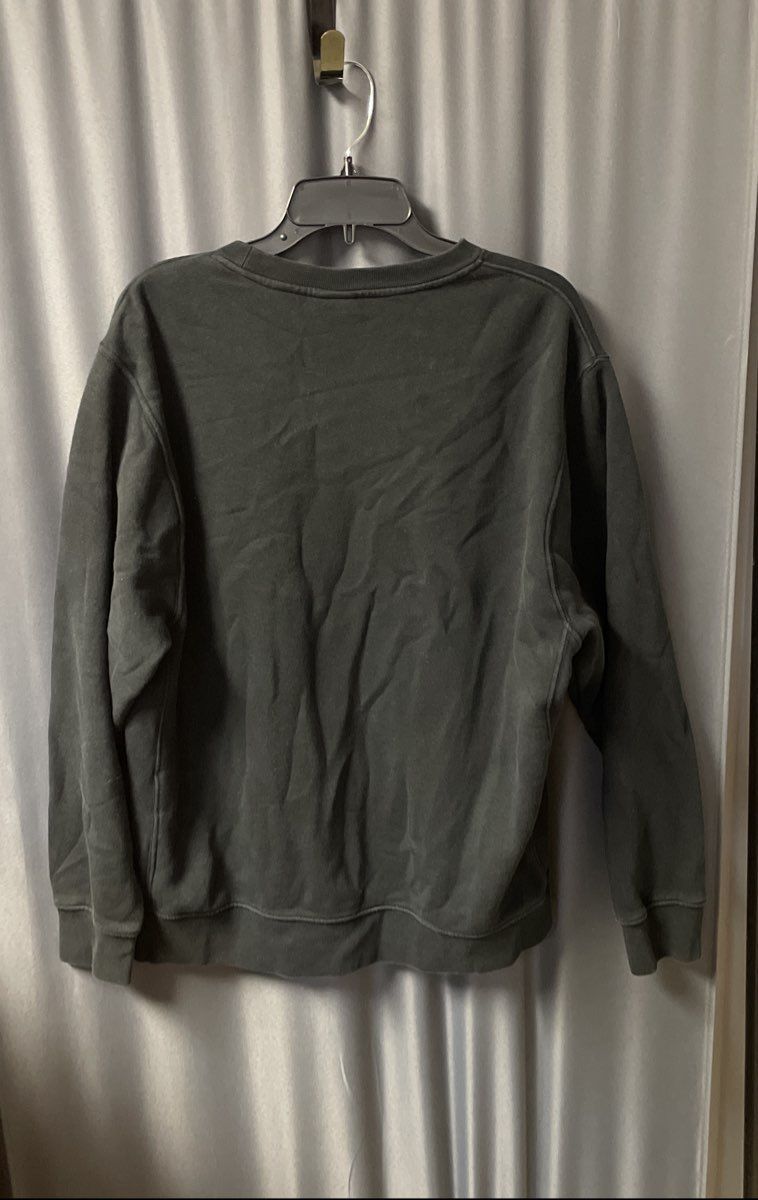 Nike Men's Black Embroidered Floral Graphic Crew Neck Sweatshirt Sz L