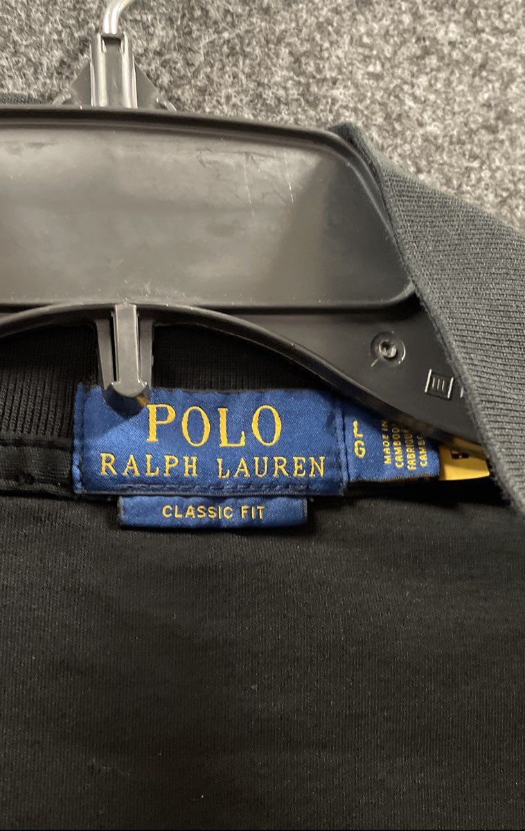 Polo Ralph Lauren Men's Black Classic Fit Short Sleeve Polo Shirt Sz L