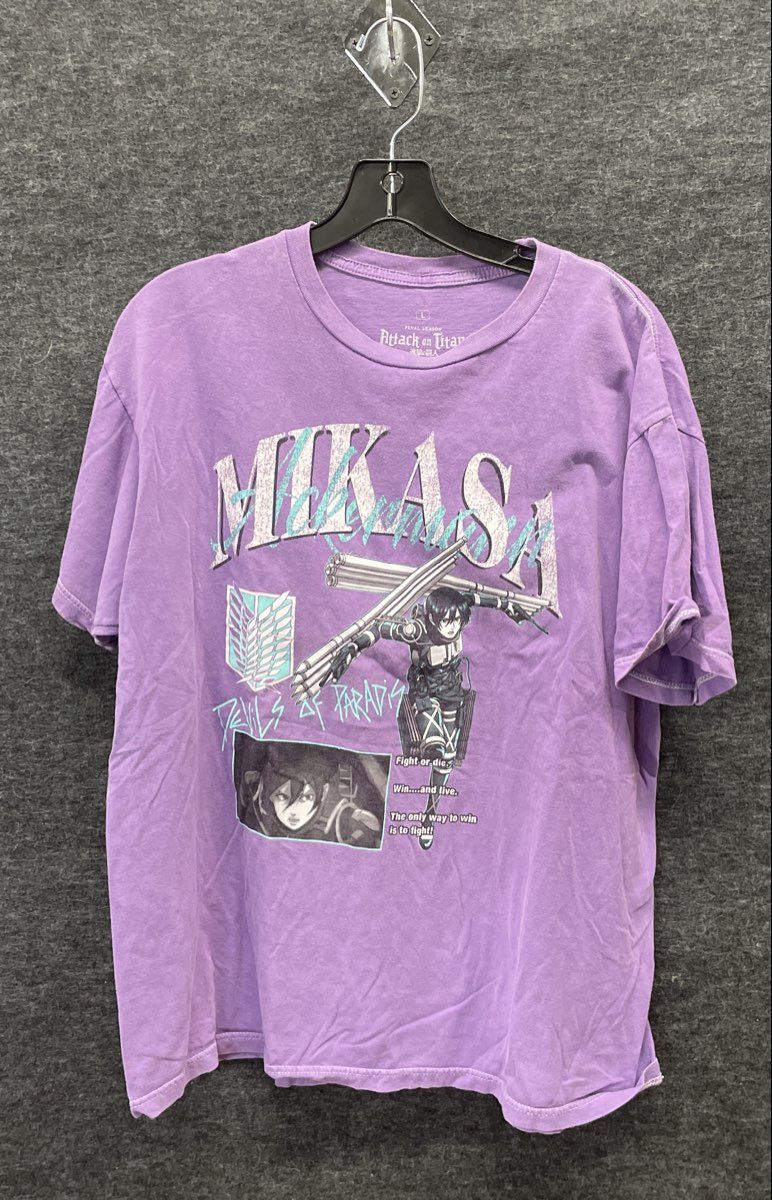 Attack on Titan Mikasa Ackerman Final Season T-Shirt Ripple Junction Sz L