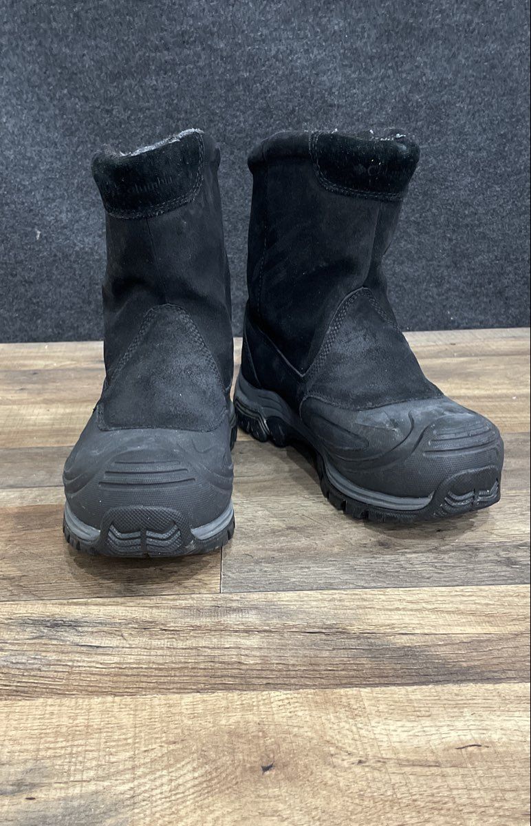 Columbia Bugaboot II Slip-On Black Winter Snow Boots Men's Size 8.5