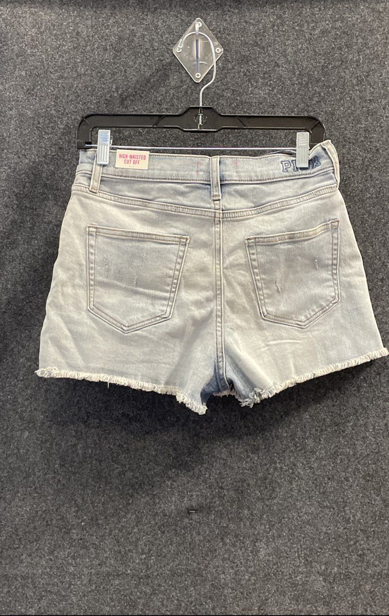 Victoria's Secret PINK Women's Light Wash High-Waisted Cut Off Shorts Sz 10 NWT