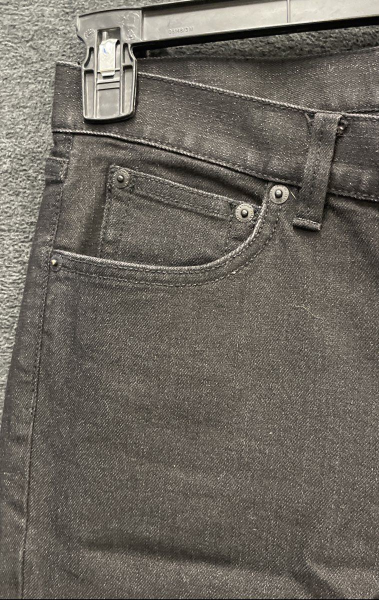 Lauren Ralph Lauren Women's Modern Slim Black Jeans Beaded Back Pocket Sz 10