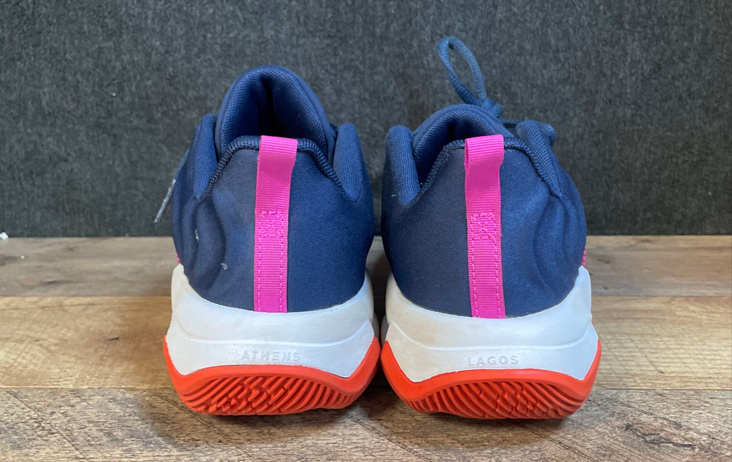 Nike Giannis Immortality 4 GS Beyond Pink Blue Basketball Shoes Size 4.5Y