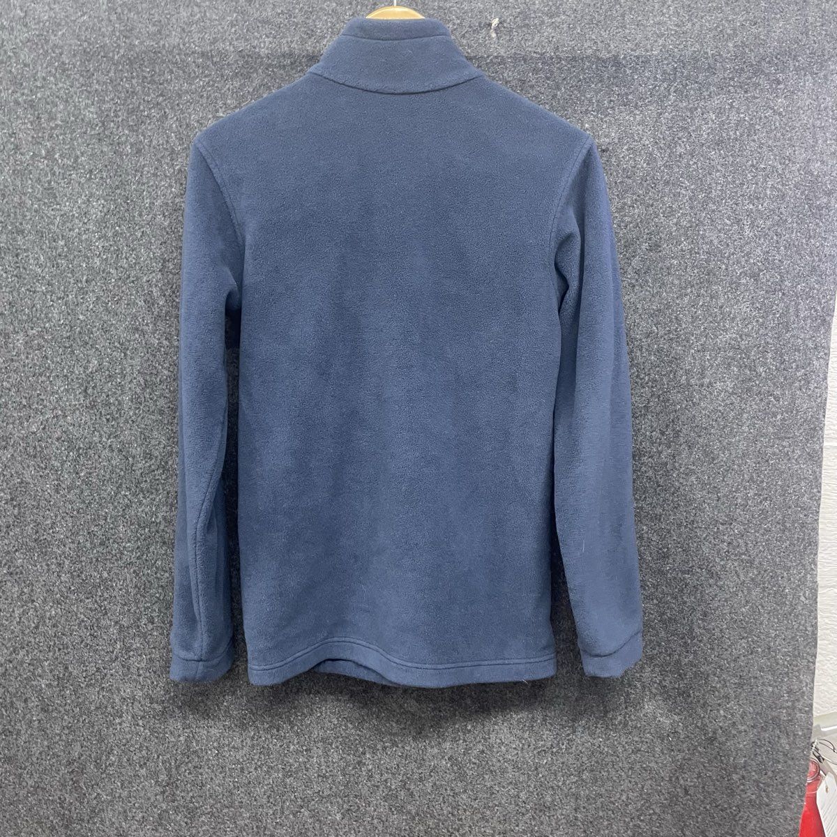 Columbia Boys Full Zip Fleece Jacket Navy Blue Red Zipper Sz XL 18/20