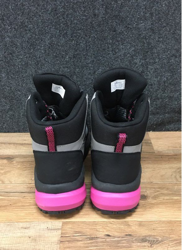 New OrthoComfoot 25DS03G Hiking Boots Black Grey Pink Women's Size EU 41 Wide