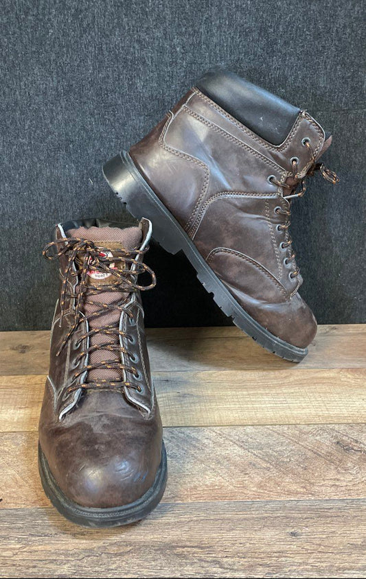 Brahma Raid Brown Steel Toe Work Boots Men's Size 13
