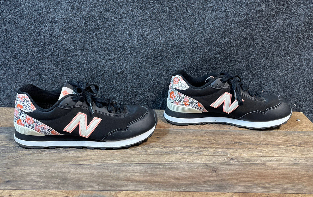 New Balance 515 Black Pink Floral Leopard Women's Sneakers Size 9.5