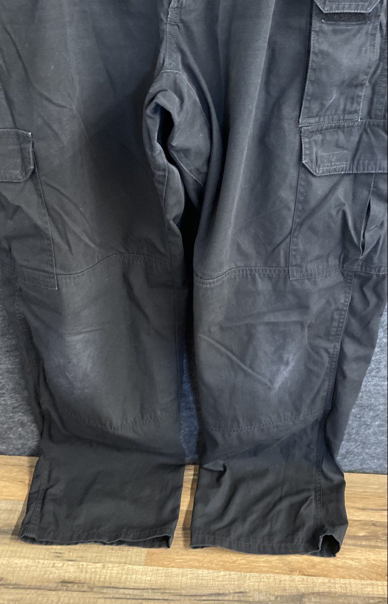 5.11 Tactical Men's Black Ripstop Cargo Pants Utility Strap Size 36x32