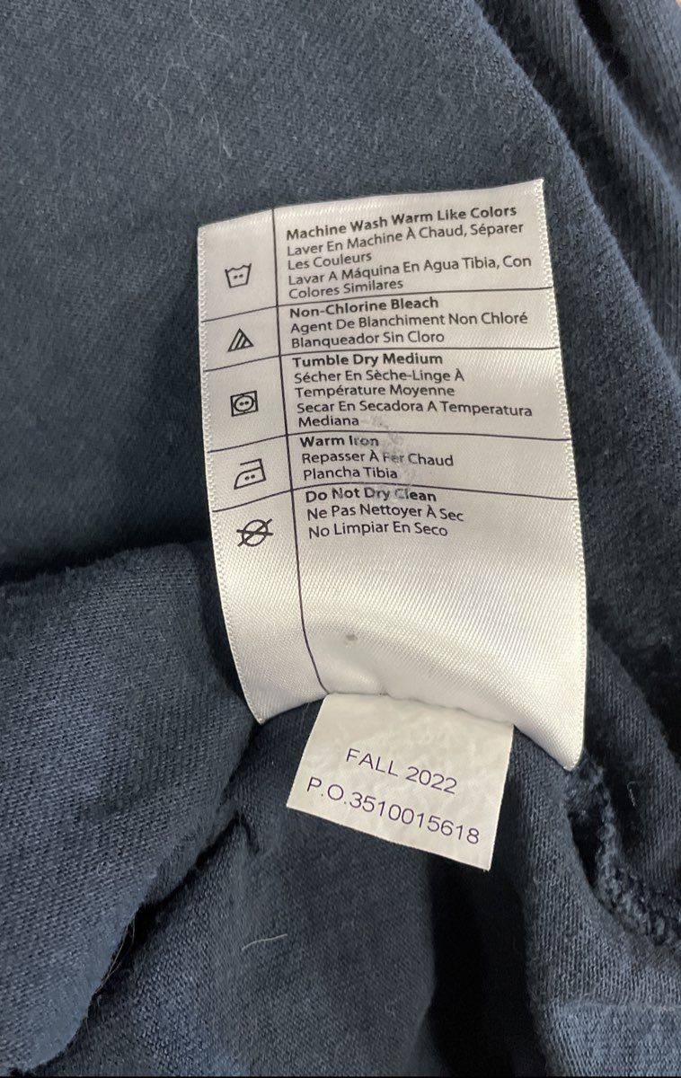 Carhartt Men's Navy Blue Loose Fit Short Sleeve Pocket T-Shirt Sz 2XL Tall