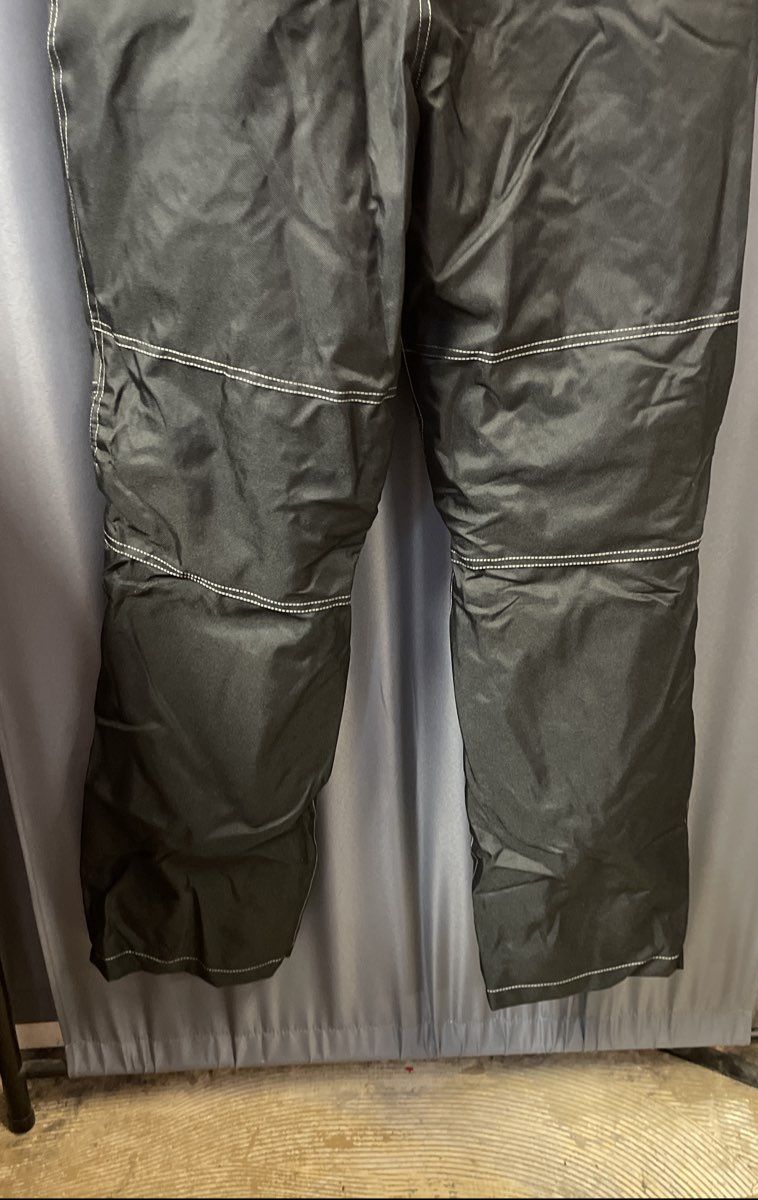Skyline Wears Men's Black Waterproof Lined Motorcycle Riding Pants Sz 34 NWT