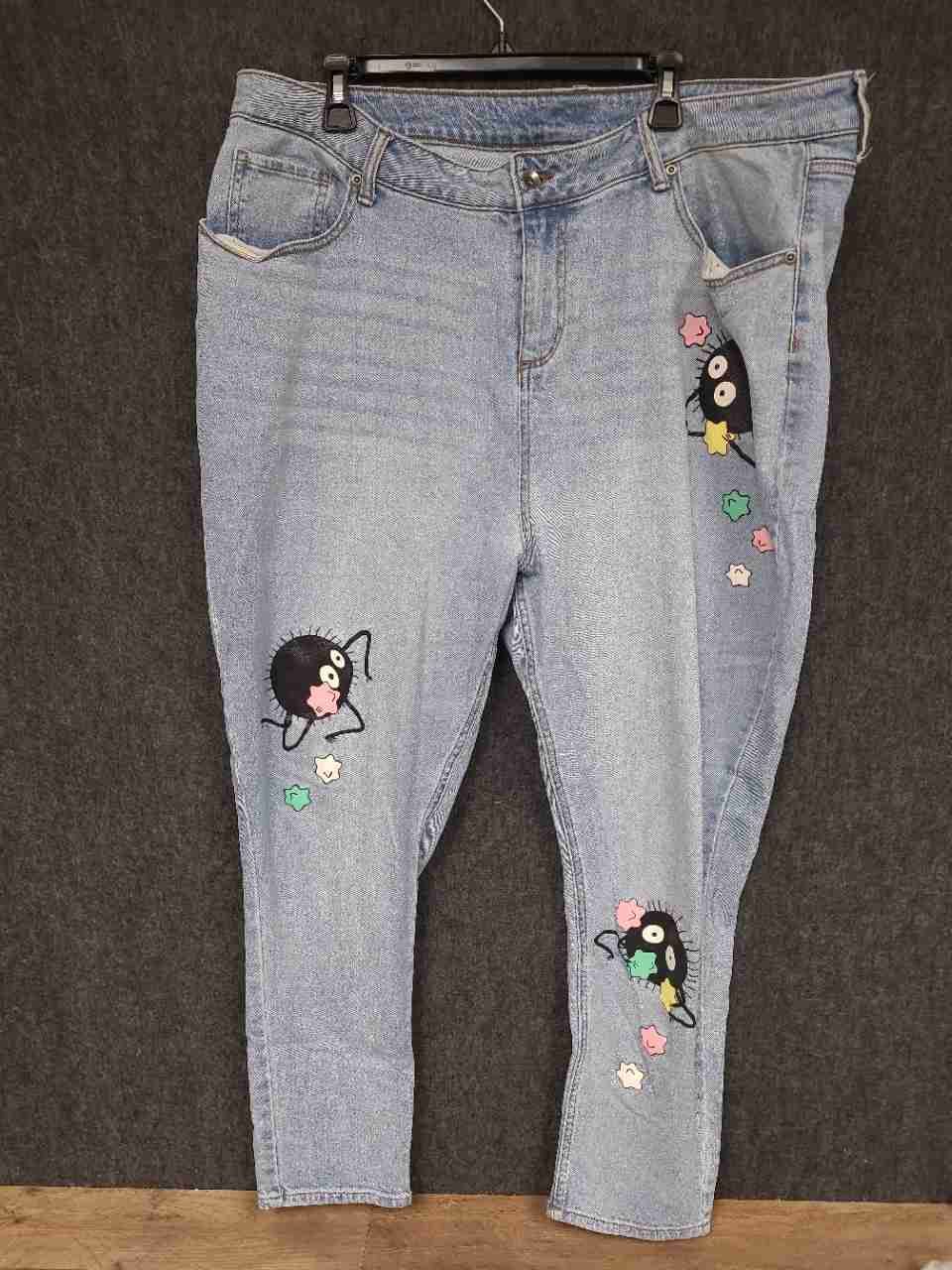 Her Universe Women's Spirited Away Soot Sprite Studio Ghibli Blue Jeans Sz 18