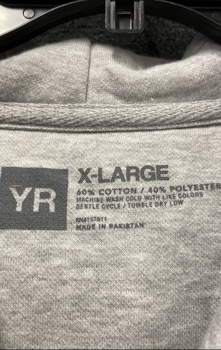 Young & Reckless Men's Growth Hoodie Gray Graphic Pullover Sweatshirt Sz XL